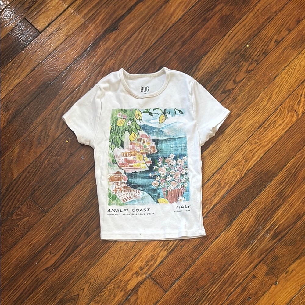 BDG Kids White Graphic T-Shirt
